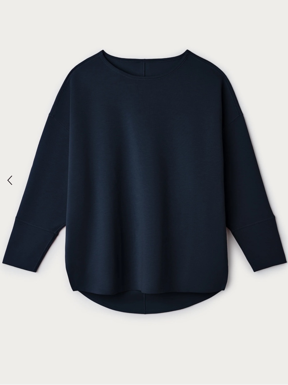 RHONE Navy Blue Oversized Crewneck Top - Picture 12 of 12